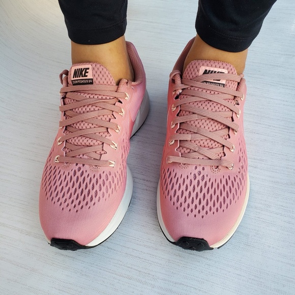 women's Nike Zoom Pegasus 34 RUST PINK new - Picture 5 of 7